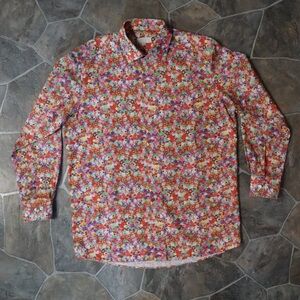 Eton Men's Contemporary Fit Twill Dress Shirt US 16.5